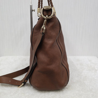 GUCCI Leather Tote Bag [Pre-Owned]