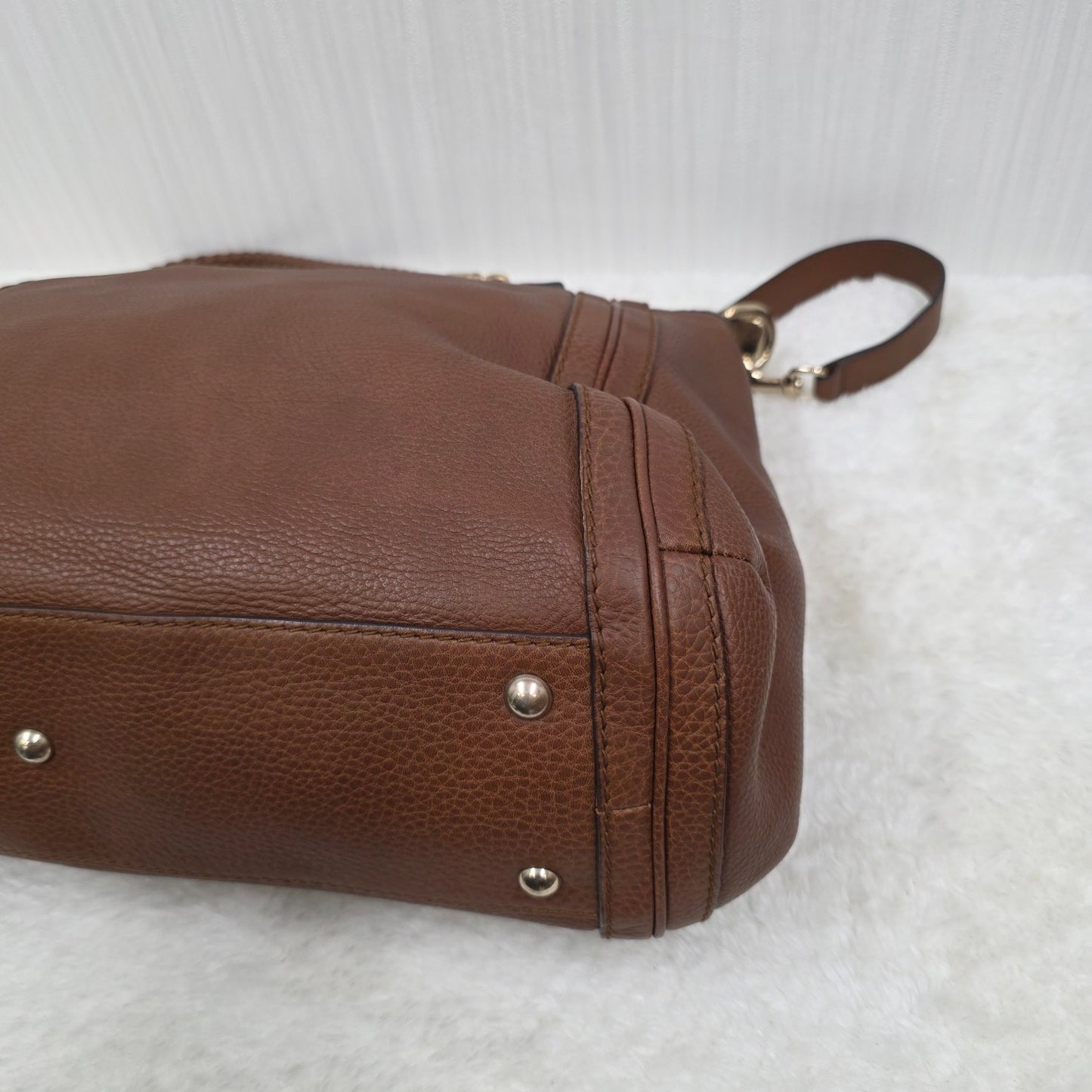 GUCCI Leather Tote Bag [Pre-Owned]