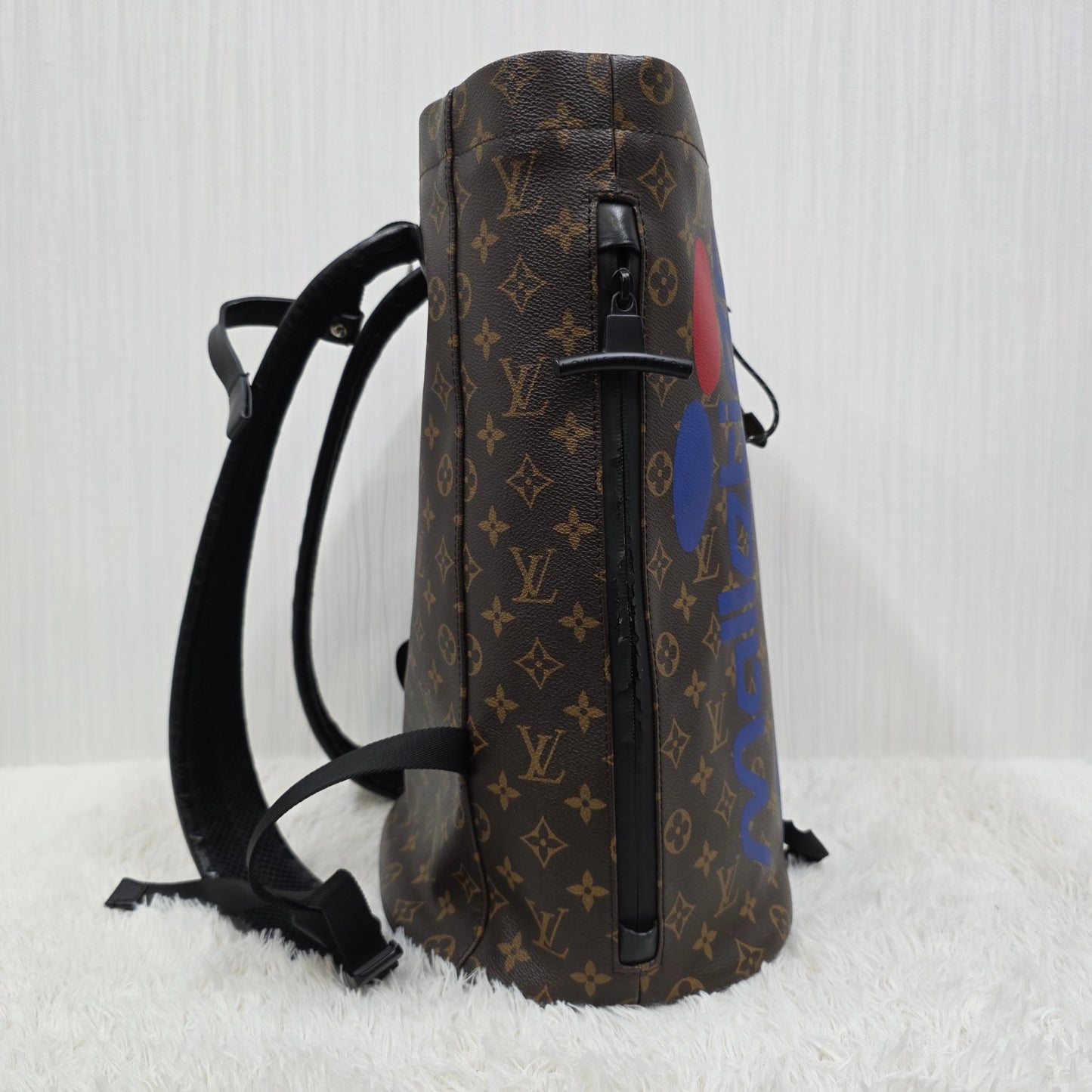LOUIS VUITTON Monogram Chalk Backpack [Pre-Owned]