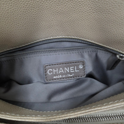 CHANEL Chain Shoulder Handbag in Silver Tone [Pre-Owned]