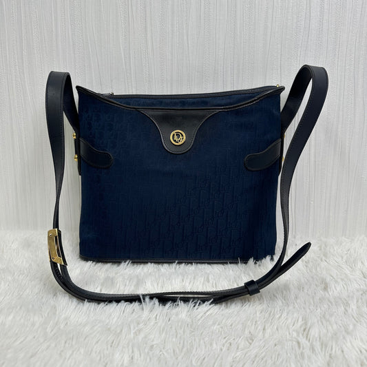 Christian Dior Shoulder Handbag in Navy [Pre-Owned]
