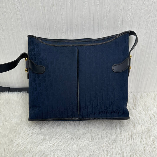 Christian Dior Shoulder Handbag in Navy [Pre-Owned]
