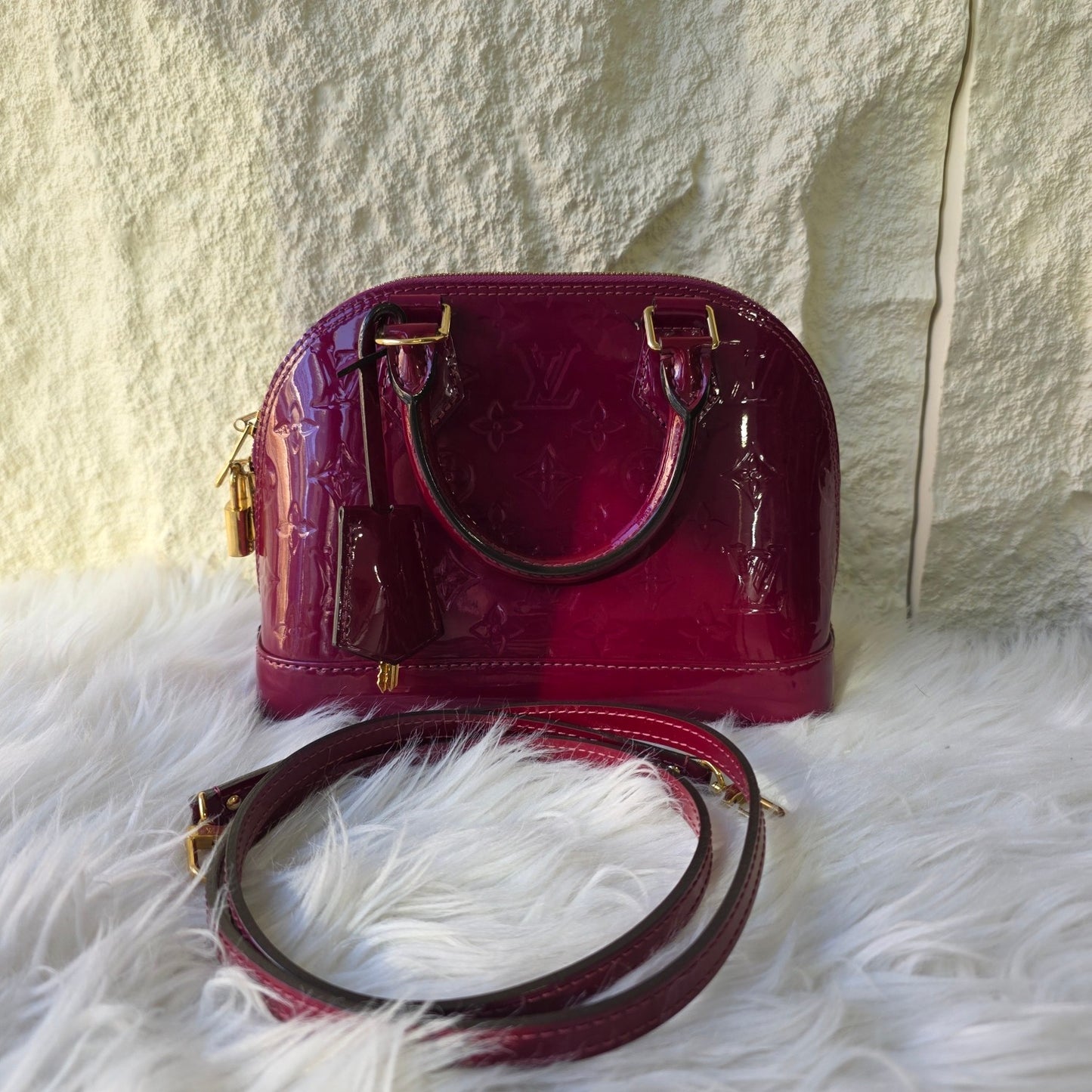 路易威登 Monogram Vernis Alma BB 两用手提包 [二手] 