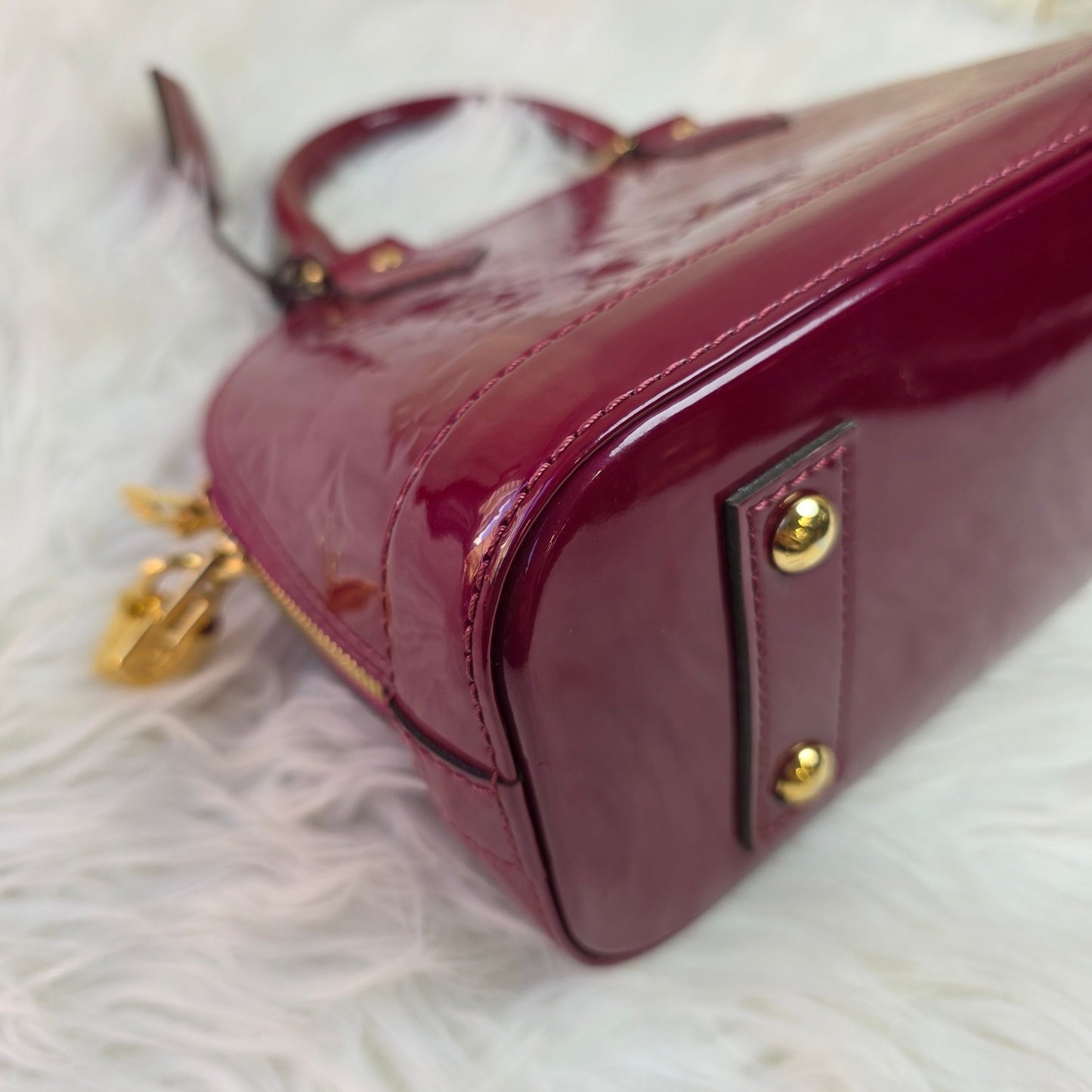 路易威登 Monogram Vernis Alma BB 两用手提包 [二手] 