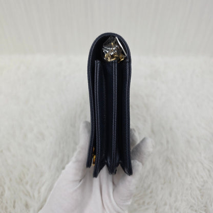 PRADA Chain Wallet Leather [Pre-Owned]