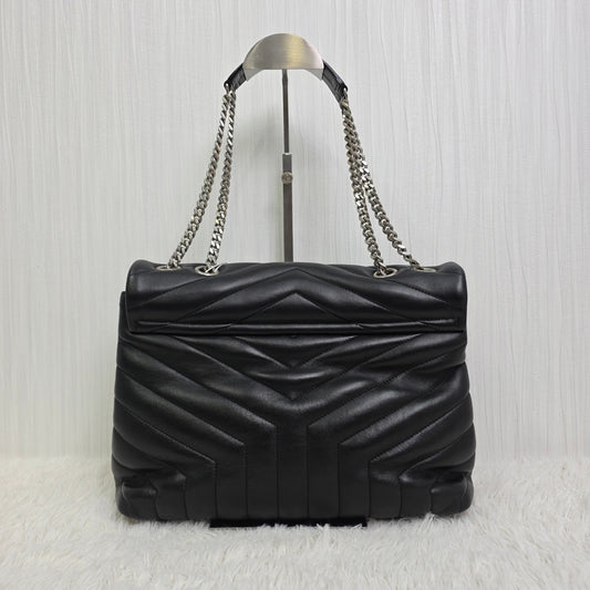 SAINT LAURENT PARIS Loulou Medium Chain Shoulder Bag Leather [Pre-Owned]