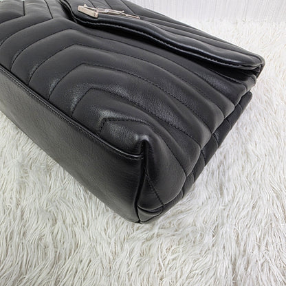 SAINT LAURENT PARIS Loulou Medium Chain Shoulder Bag Leather [Pre-Owned]