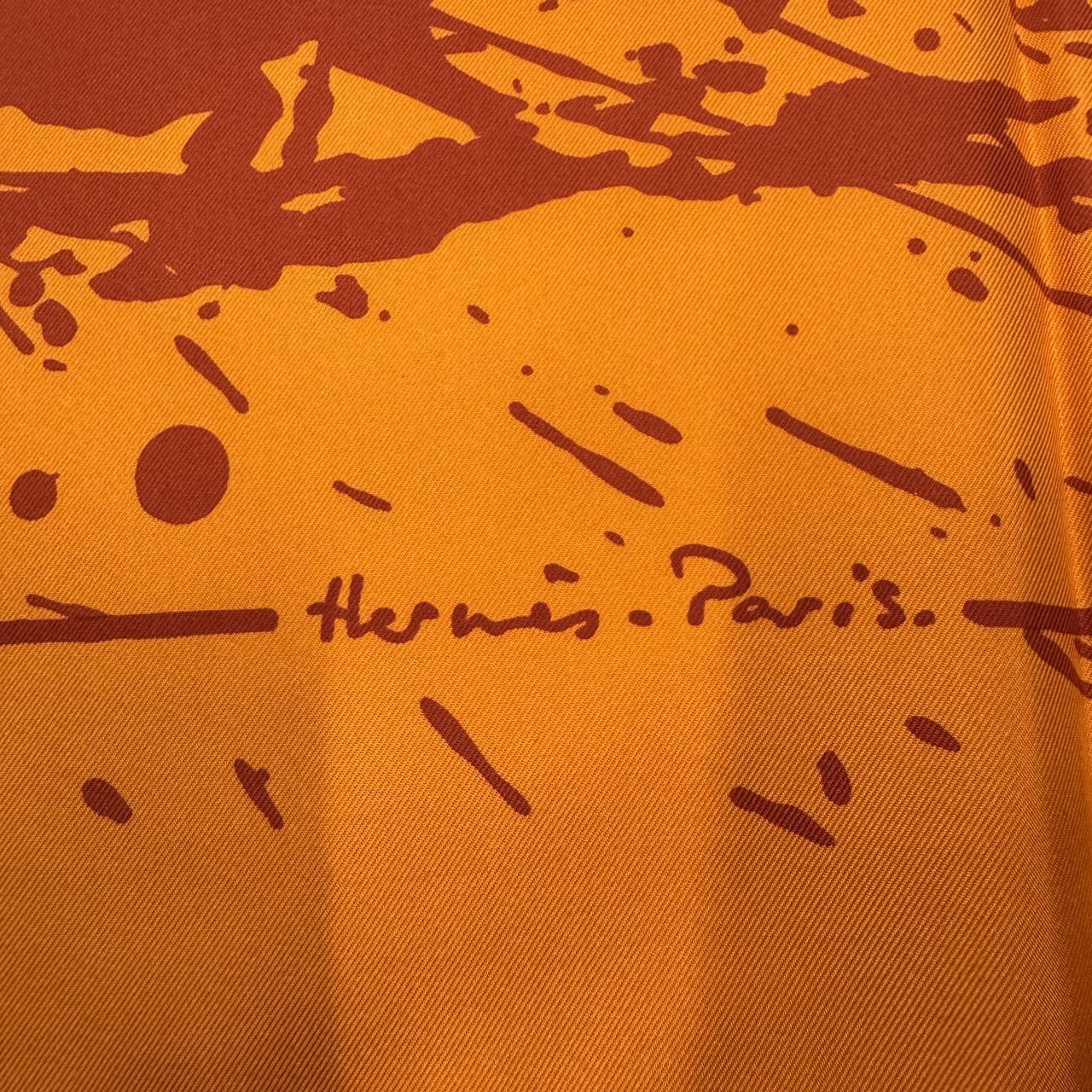 HERMÈS Carré 90 Silk Scarf “Cheval Surprise” Margiela Era [Pre-Owned]