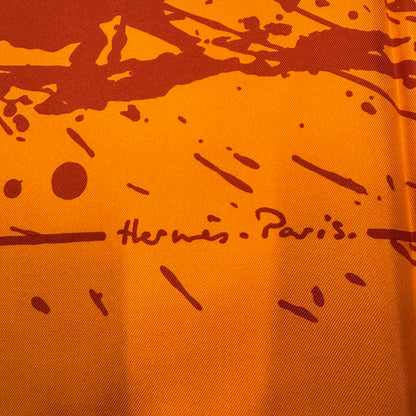 HERMÈS Carré 90 Silk Scarf “Cheval Surprise” Margiela Era [Pre-Owned]