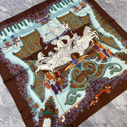 Hermes [King's Paradise] Scarf (Pre-owned)
