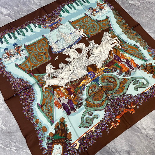 Hermes [King's Paradise] Scarf (Pre-owned)