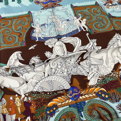 Hermes [King's Paradise] Scarf (Pre-owned)