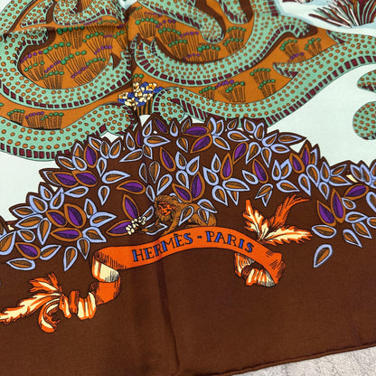 Hermes [King's Paradise] Scarf (Pre-owned)