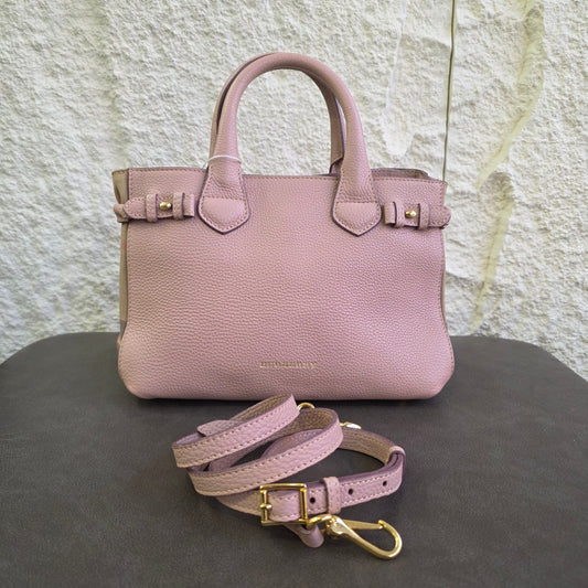 Burberry Pink Handbag (Pre-owned)