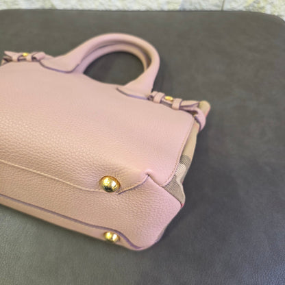 Burberry Pink Handbag (Pre-owned)
