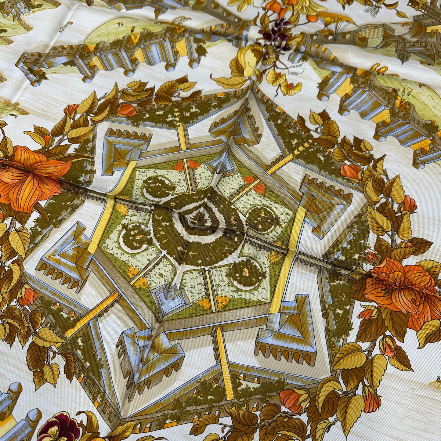 Hermes [Au Pays De Cocagne] Scarf (Pre-owned)