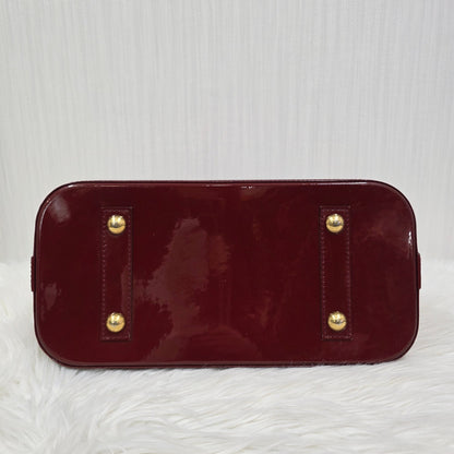 Louis Vuitton Patent Alma Handbag (Pre-owned)