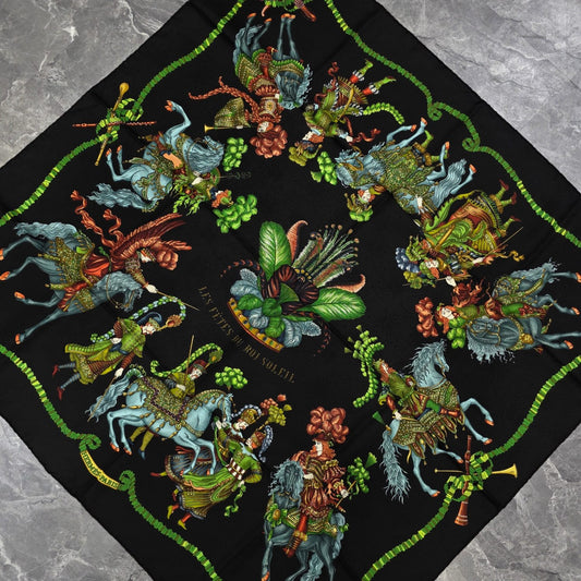 Hermes [Les Fetes Du Roi Soleil] Scarf (Pre-owned)