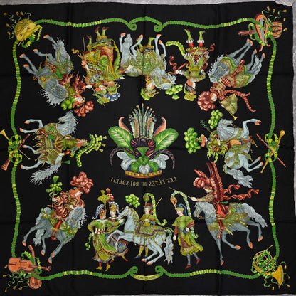 Hermes [Les Fetes Du Roi Soleil] Scarf (Pre-owned)