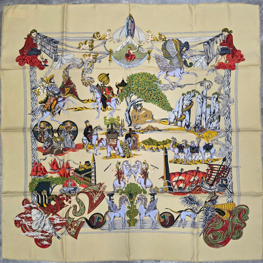 Hermes [Au fil de la soie] Scarf (Pre-owned)