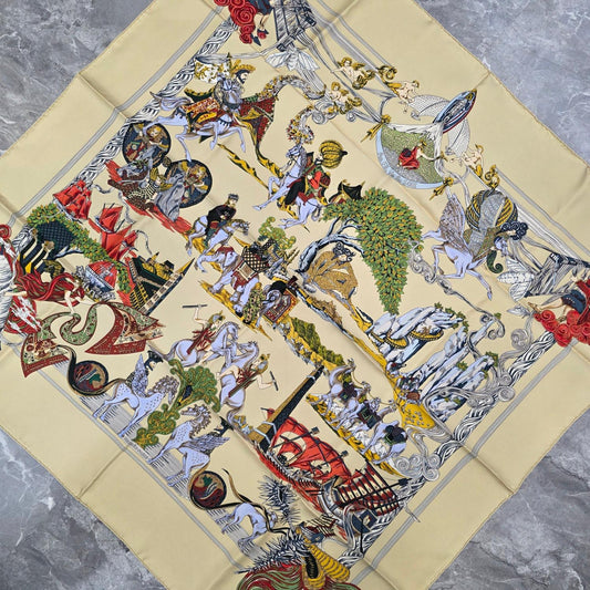 Hermes [Au fil de la soie] Scarf (Pre-owned)