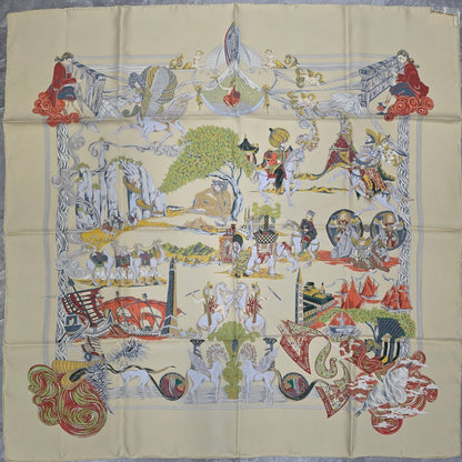 Hermes [Au fil de la soie] Scarf (Pre-owned)