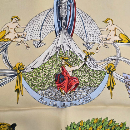 Hermes [Au fil de la soie] Scarf (Pre-owned)
