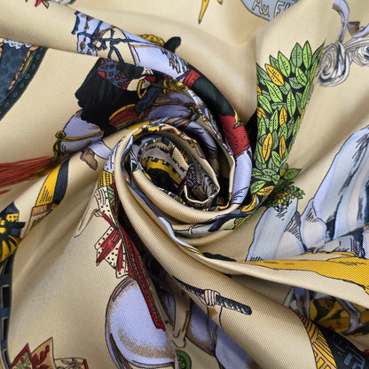 Hermes [Au fil de la soie] Scarf (Pre-owned)