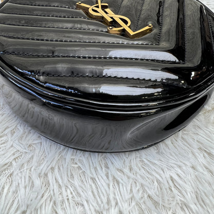 YSL Chained Vinyle Round Shoulder Bag (Pre-owned)
