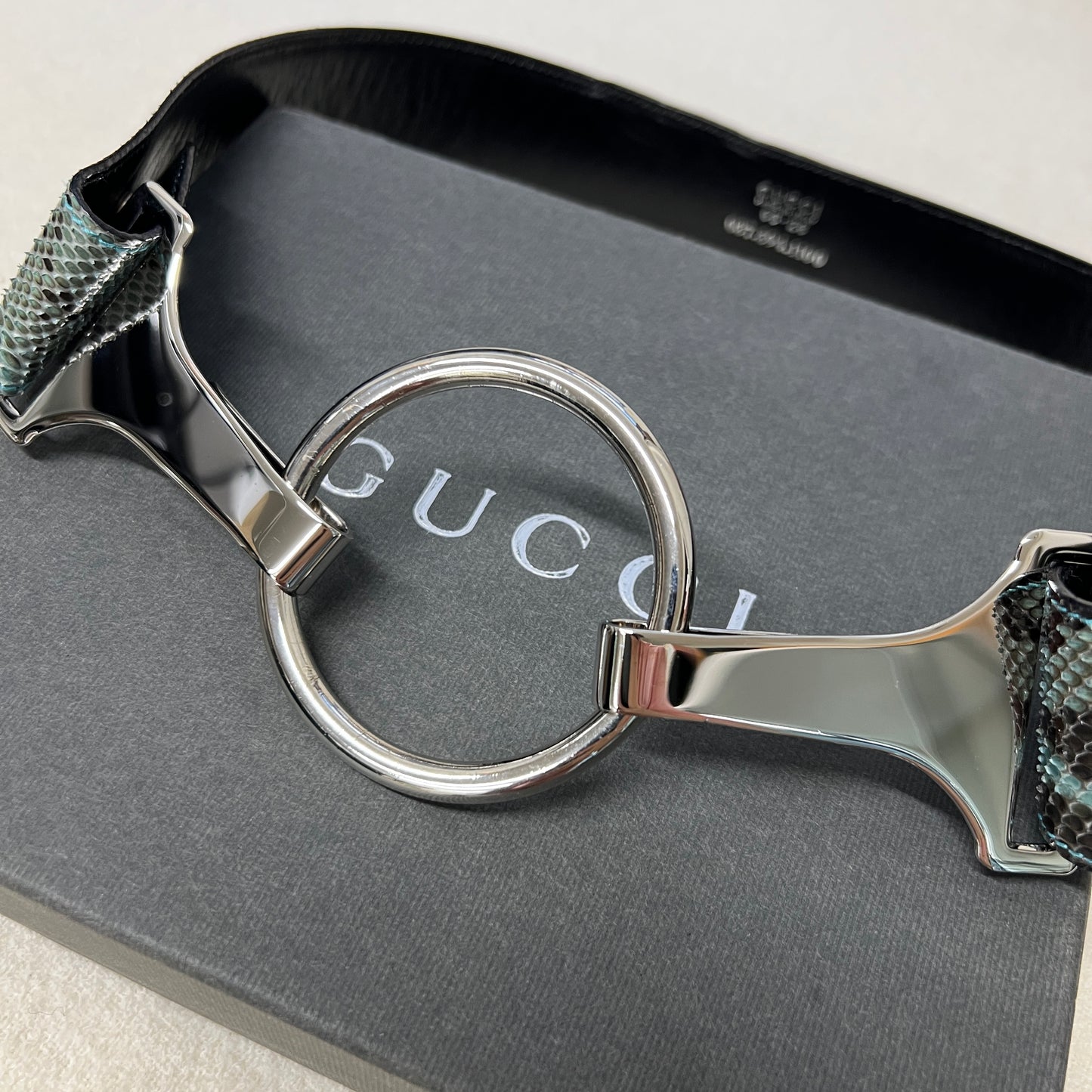 GUCCI 蛇皮腰带（二手） 