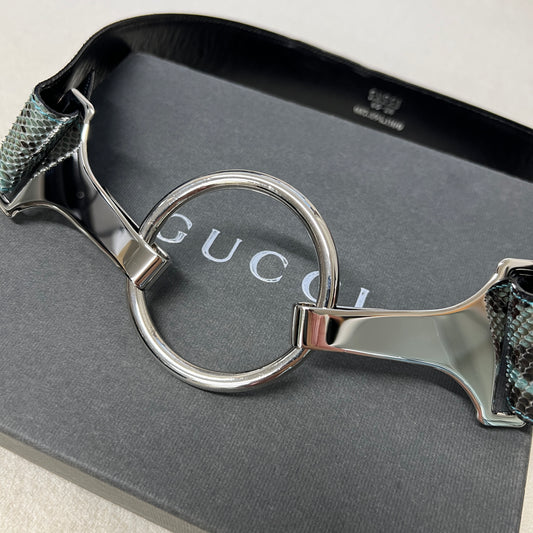 GUCCI Snakeskin Belt (Pre-owned)