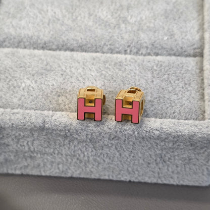 Hermes Cage H Ear Studs (Pre-owned)