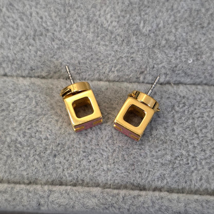 Hermes Cage H Ear Studs (Pre-owned)