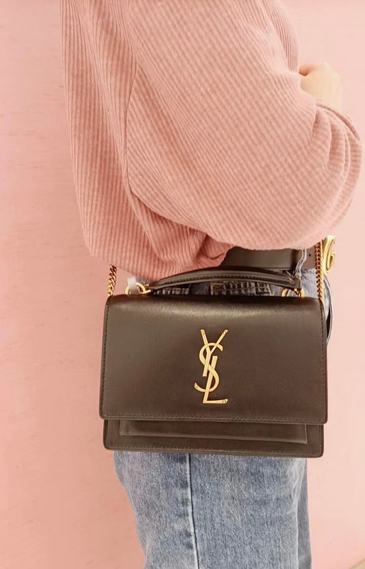 YSL Sunset Chained Crossbody Bag (Pre-owned)