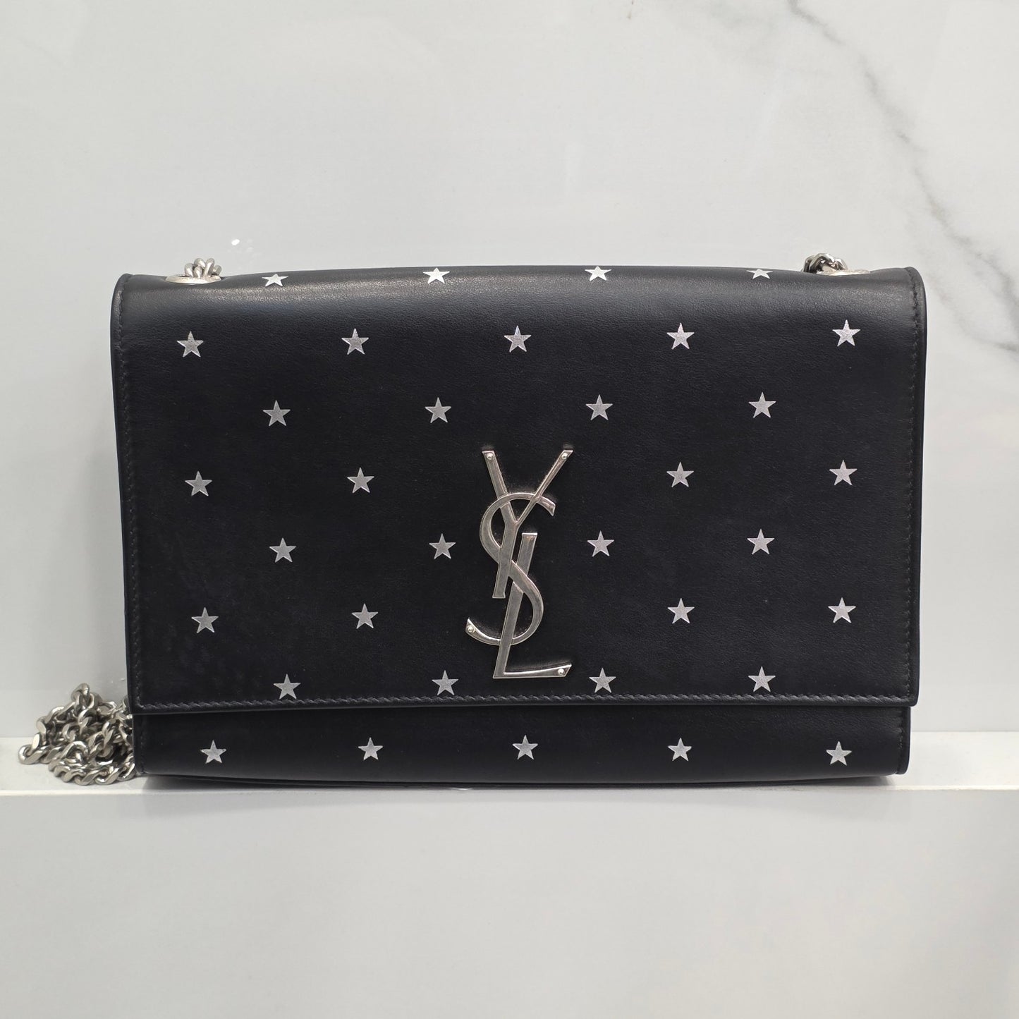 YSL KATE Chained Starlight Shoulder Bag (Pre-owned)
