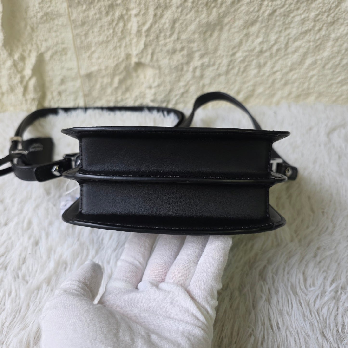 MCM Black Saddle Bag (Pre-Owned)