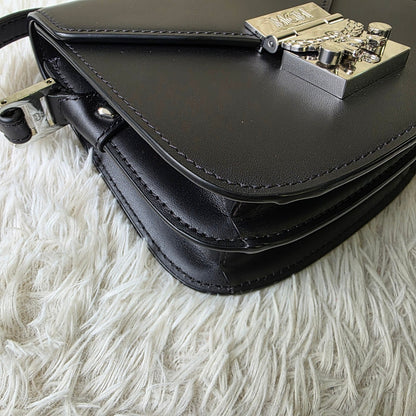 MCM Black Saddle Bag (Pre-Owned)