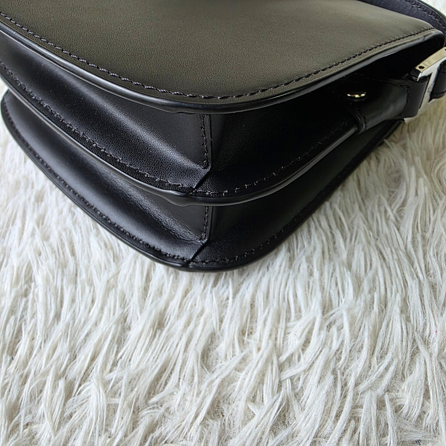 MCM Black Saddle Bag (Pre-Owned)