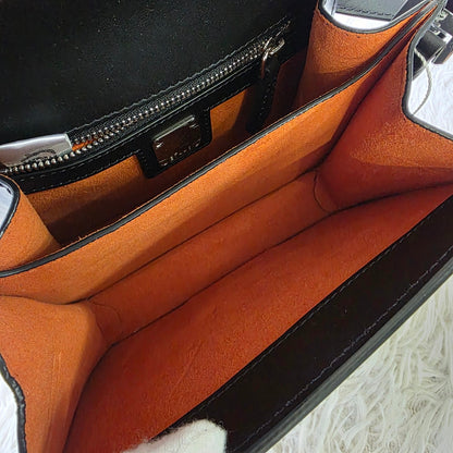 MCM Black Saddle Bag (Pre-Owned)