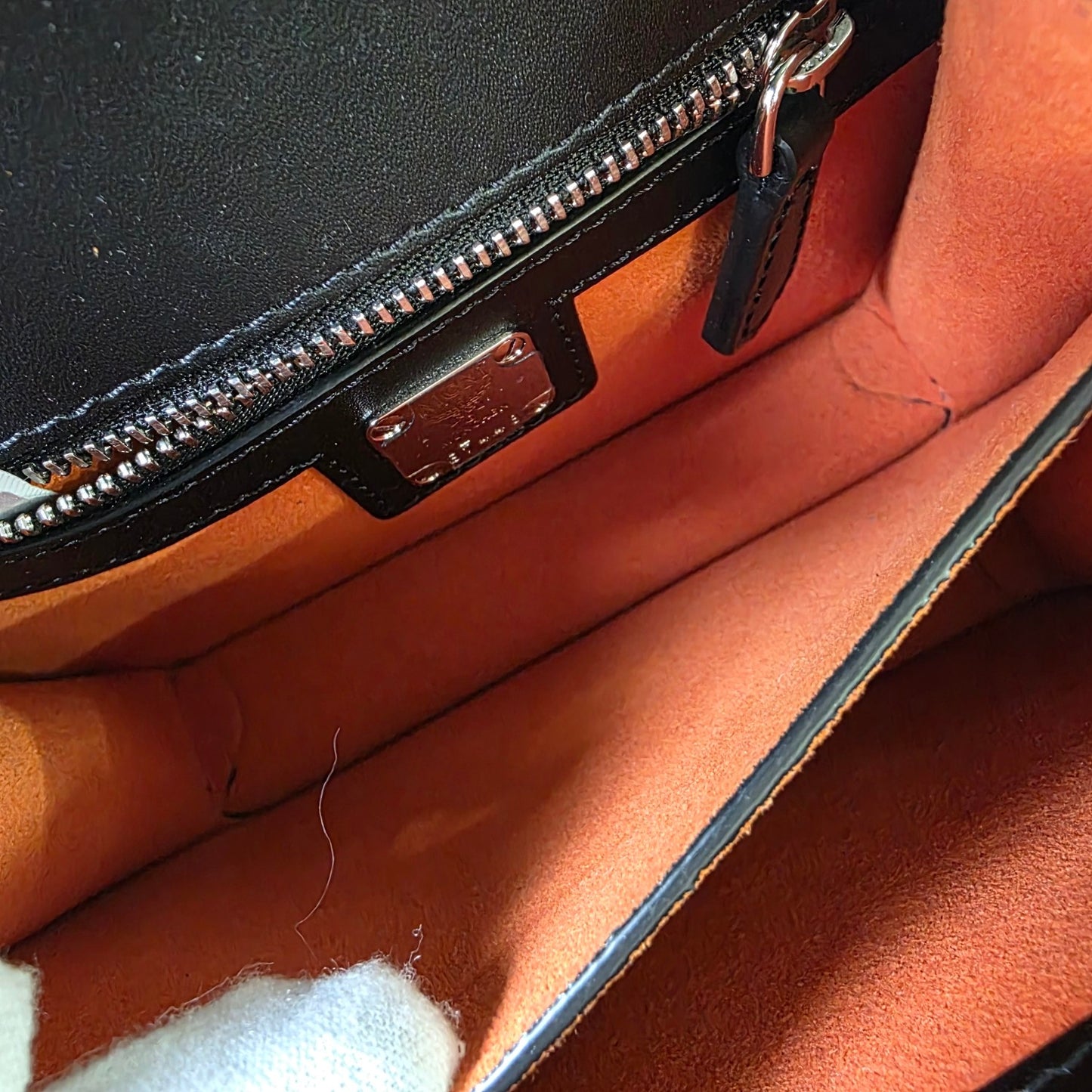 MCM Black Saddle Bag (Pre-Owned)