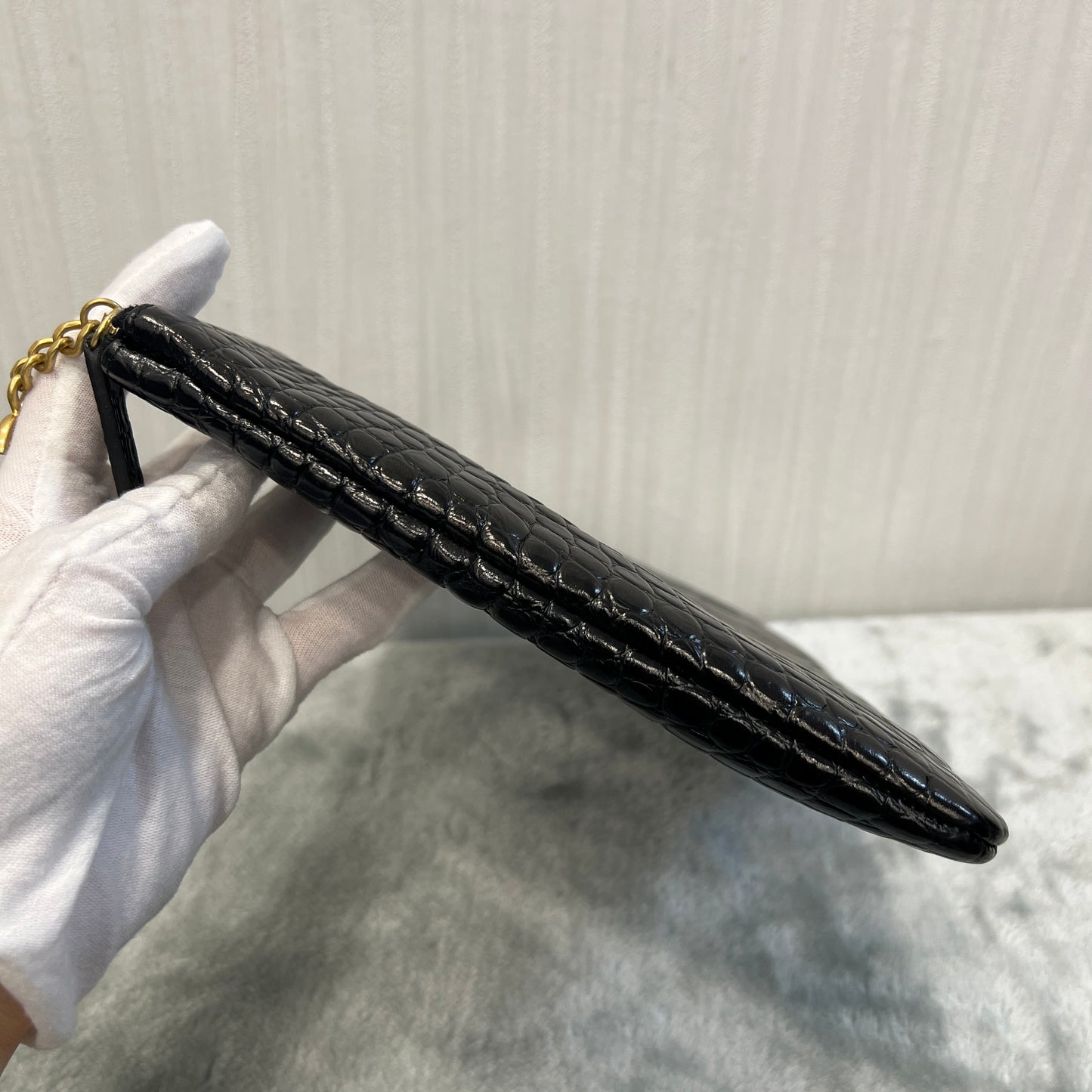 Chanel Mademoiselle Gabrielle Signature Pouch (Pre-owned)