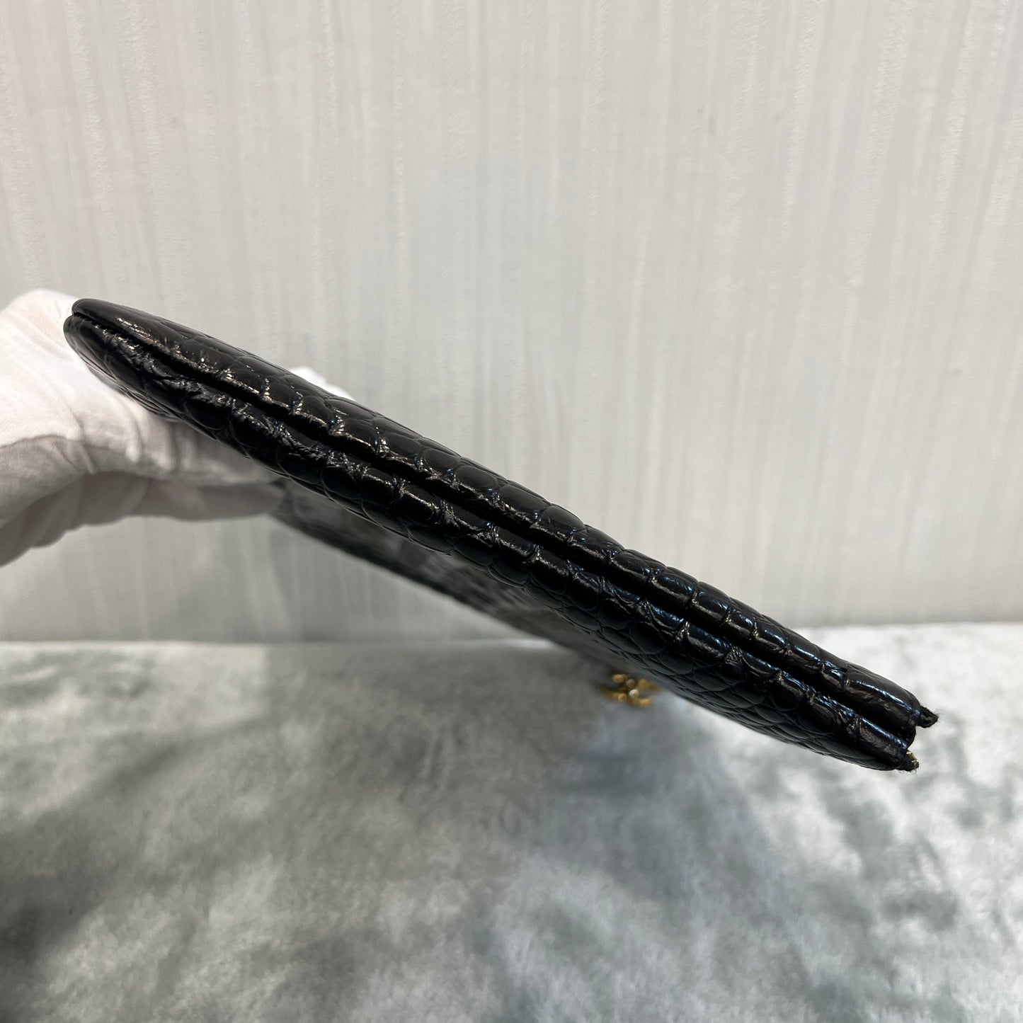 Chanel Mademoiselle Gabrielle Signature Pouch (Pre-owned)