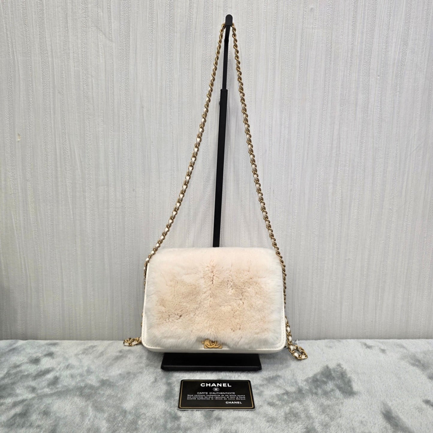 Chanel Rabbit Fur Classic Flap Bag (Pre-owned)