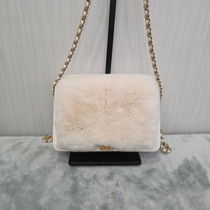 Chanel Rabbit Fur Classic Flap Bag (Pre-owned)