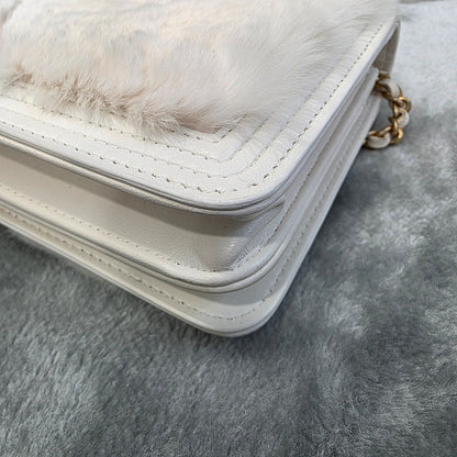 Chanel Rabbit Fur Classic Flap Bag (Pre-owned)