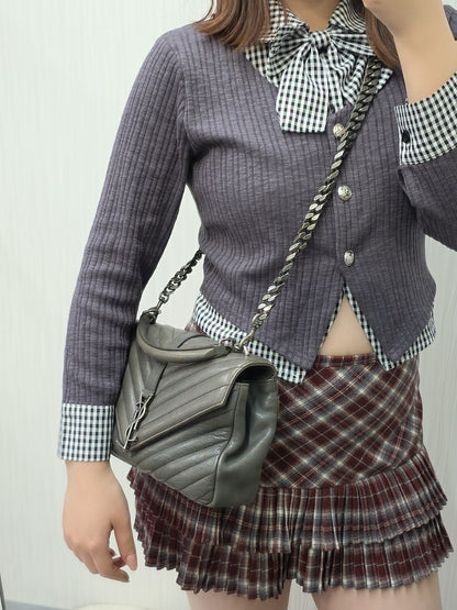 YSL Medium Envelope Chain Shoulder Bag (Pre-owned)
