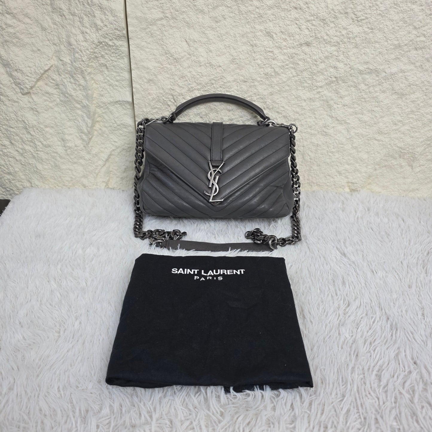 YSL Medium Envelope Chain Shoulder Bag (Pre-owned)