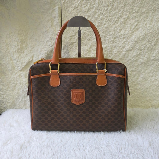 CELINE Macadam Canvas Boogie Handbag (Pre-owned)