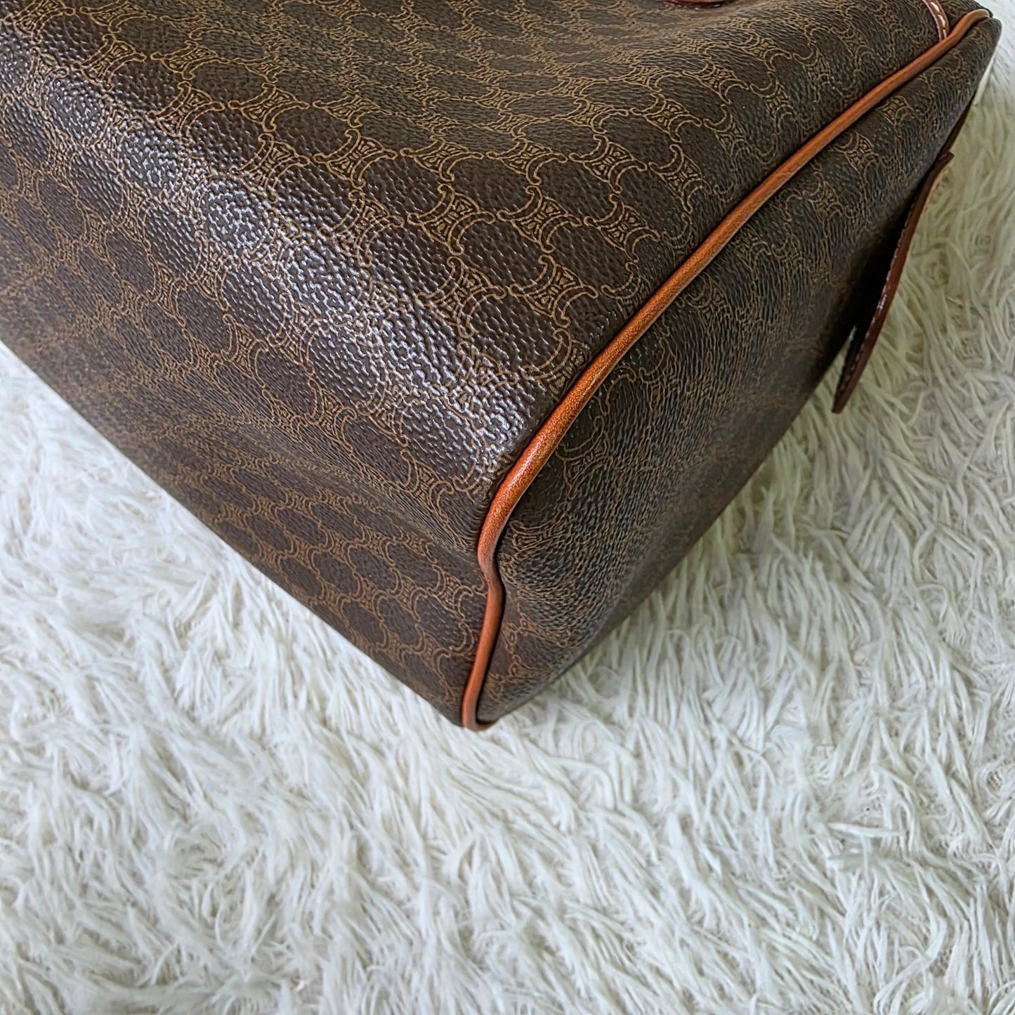 CELINE Macadam Canvas Boogie Handbag (Pre-owned)