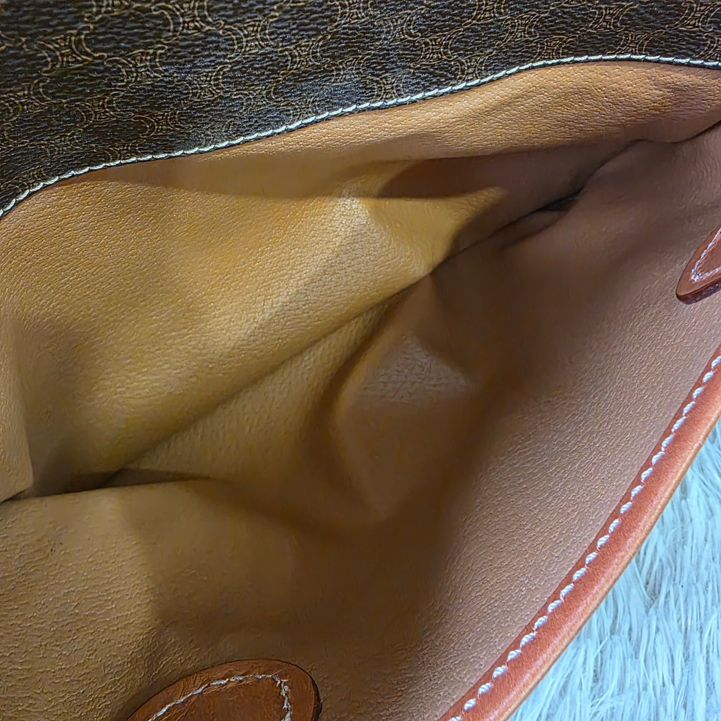 CELINE Macadam Canvas Boogie Handbag (Pre-owned)